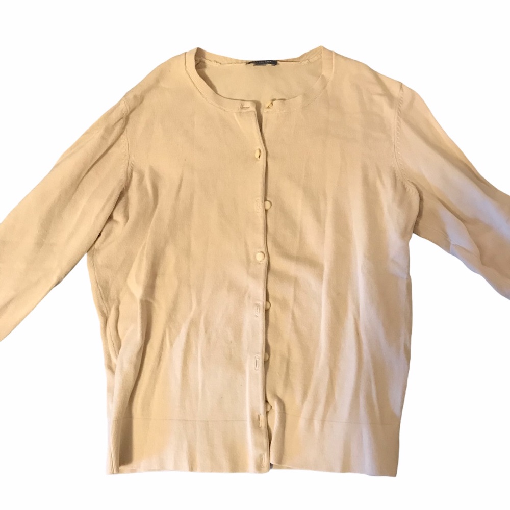 Vintage cream button up cardigan
